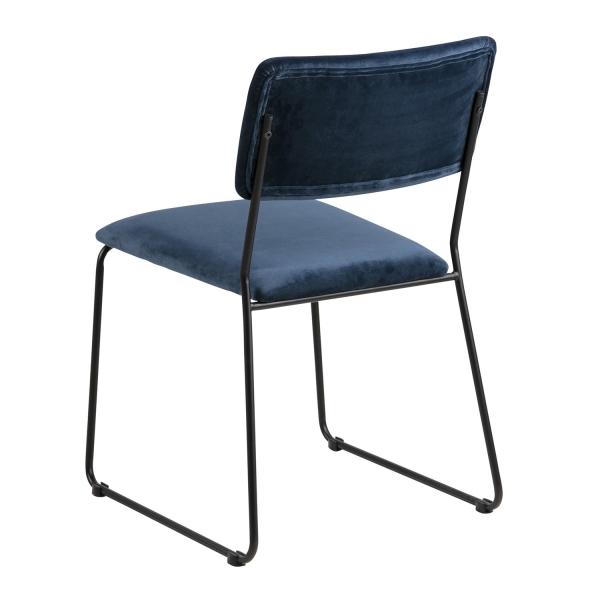 Krzesło Cornelia VIC Navy Blue - ACTONA