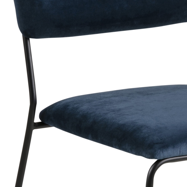 Krzesło Cornelia VIC Navy Blue - ACTONA