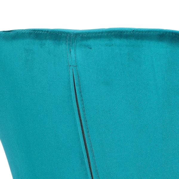 Krzesło Emilia Velvet bottle green/black - ACTONA