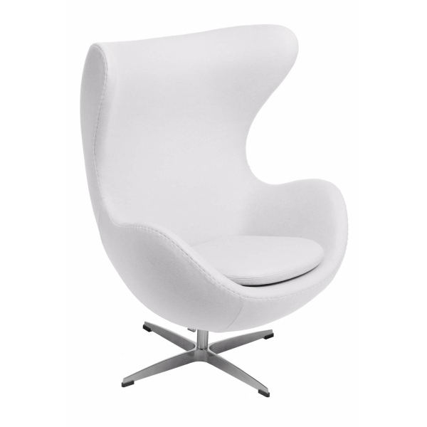 Fotel Jajo biały kaszmir K3 Premium - D2 DESIGN