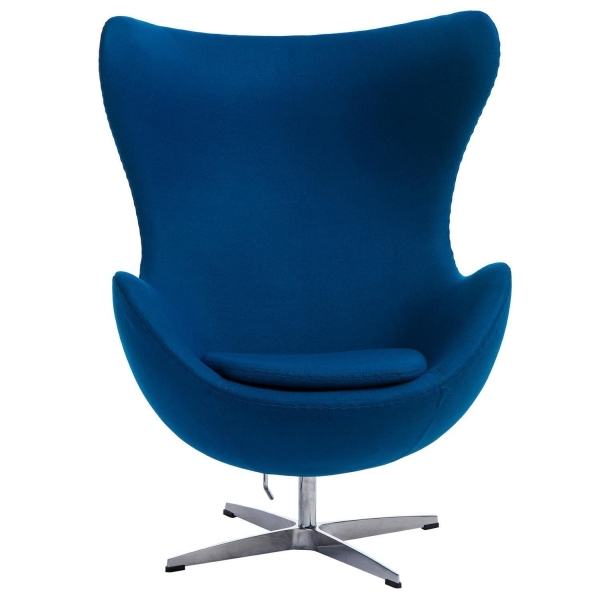 Fotel Jajo niebieski kaszmir 23 Premium - D2 DESIGN