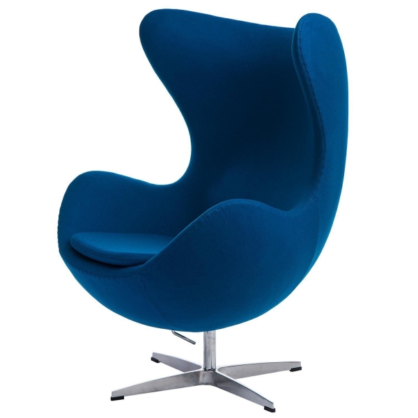 Fotel Jajo niebieski kaszmir 23 Premium - D2 DESIGN