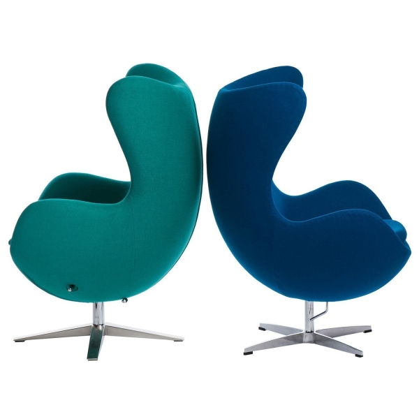 Fotel Jajo niebieski kaszmir 23 Premium - D2 DESIGN