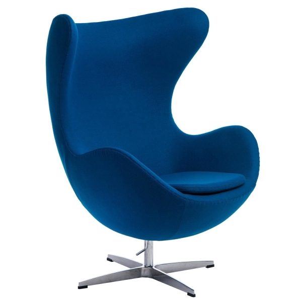 Fotel Jajo niebieski kaszmir 23 Premium - D2 DESIGN