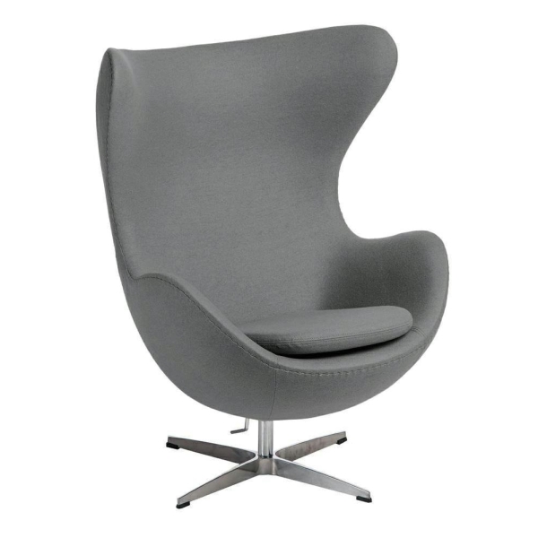 Fotel Jajo szary jasny kaszmir 42 Premium - D2 DESIGN