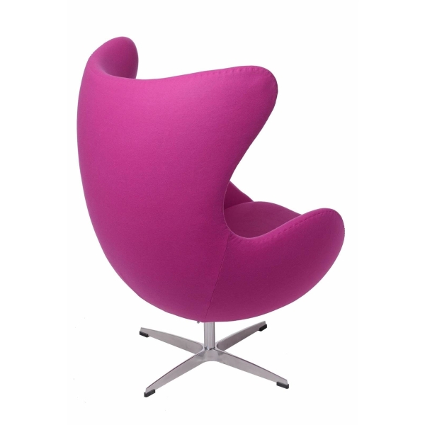 Fotel Jajo amarantowy kaszmir 39 Premium - D2 DESIGN