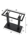 Podstawa do stolika metalowa SH-5003-3/B