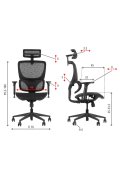 Fotel ErgoNew S1 siedzisko siatkowe