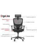 Fotel ErgoNew S1 siedzisko tkaninowe
