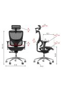 Fotel ErgoNew S1A siedzisko siatkowe