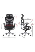 Fotel ErgoNew S7 siedzisko siatkowe