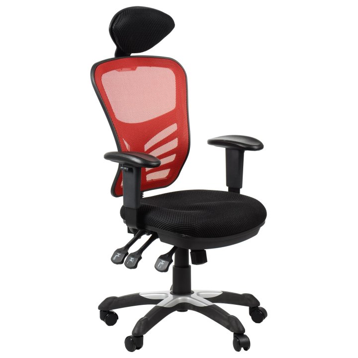 Krzesło obrotowe HG-0001H CZERWONY