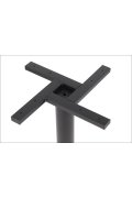 Podstawa do stolika ze stali nierdzewnej SH-3001-6/GB złoto/czarny