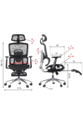 Fotel ErgoNew A1F z podnóżkiem