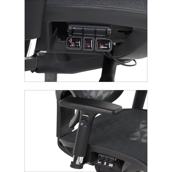 Fotel ErgoNew S1A(2) siedzisko siatkowe