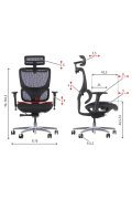 Fotel ErgoNew S1A(2) siedzisko tkaninowe