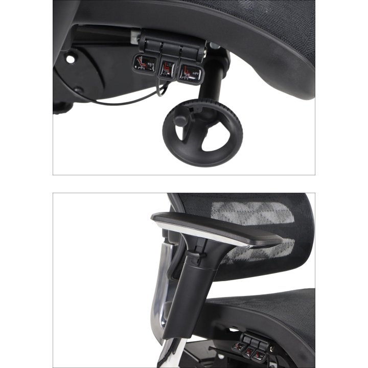 Fotel ErgoNew S7(2) siedzisko siatkowe