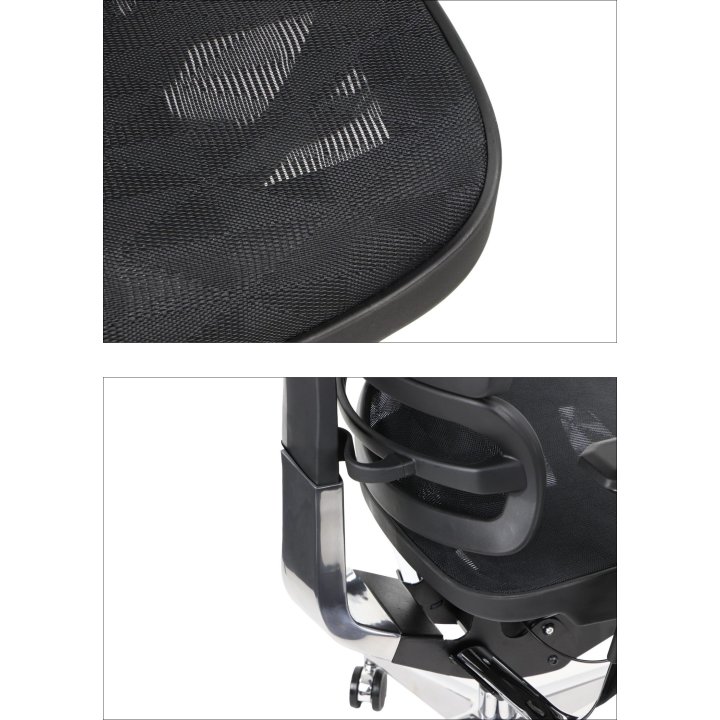 Fotel ErgoNew S7(2) siedzisko siatkowe
