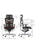 Fotel ErgoNew S7(2) siedzisko tkaninowe