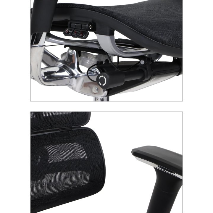 Fotel ErgoNew S8(2) siedzisko siatkowe