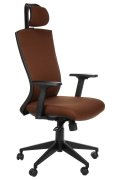 Krzesło obrotowe HG-0004F BRĄZ