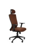 Krzesło obrotowe HG-0004F BRĄZ