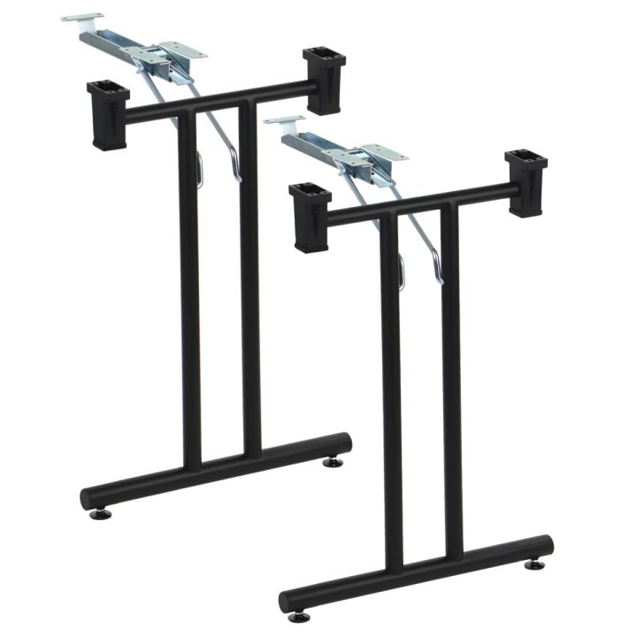 Składana noga do biurka SC-921 - 48 cm, czarny