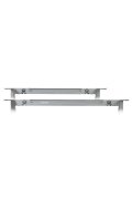 Stelaż biurka STL-01 z rozsuwaną belką - Aluminium