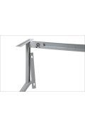 Stelaż biurka STL-01 z rozsuwaną belką - Aluminium