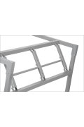 Stelaż biurka NY-A024 KW. - 76x76 cm, alu