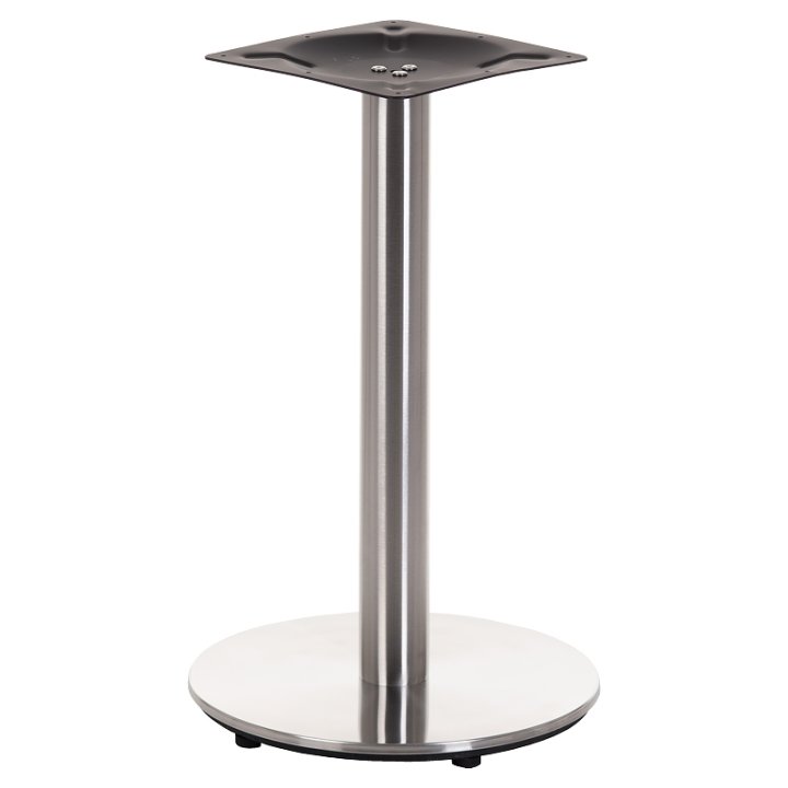 Podstawa do stolika ze stali nierdzewnej SH-2001-1/S szczotkowana - &#8709 45 cm