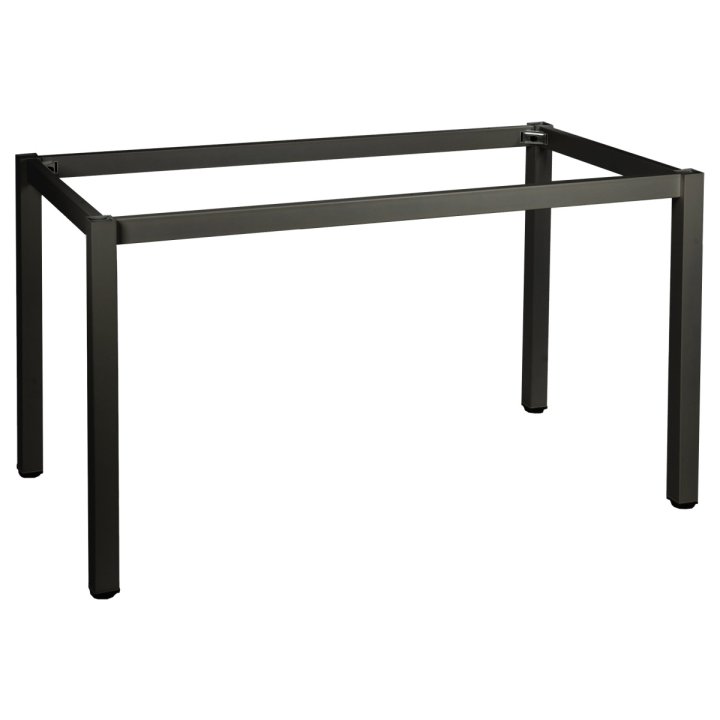 Stelaż biurka z nogą kwadratową NY-A057/76/K - 76x76 cm, czarny