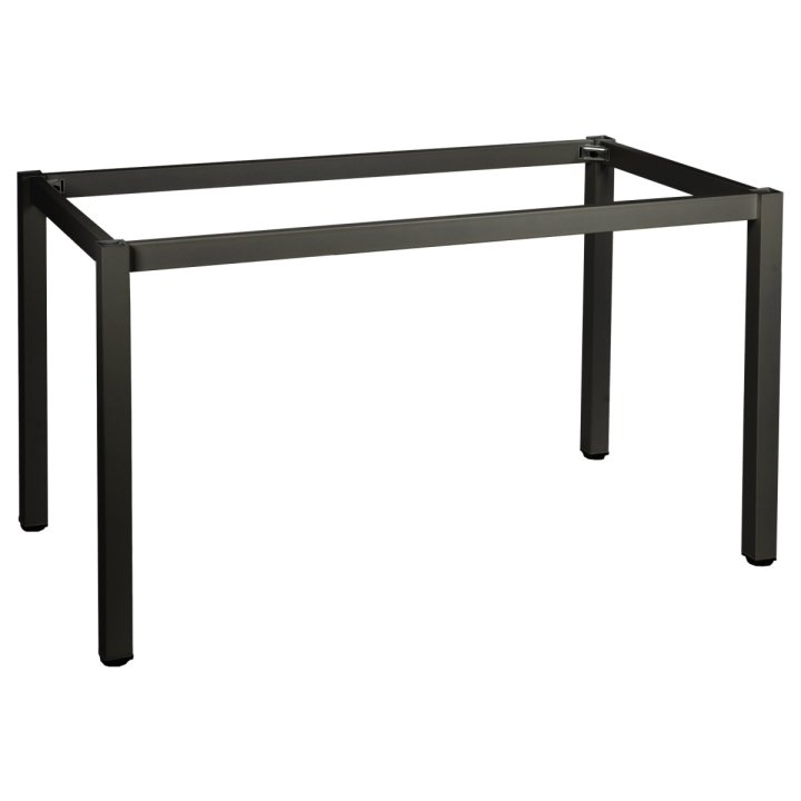 Stelaż biurka z nogą kwadratową NY-A057/76/K - 76x76 cm, czarny