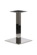 Podstawa do stolika ze stali nierdzewnej SH-2002-1/P/8 polerowana - 45x45 cm