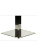 Podstawa do stolika ze stali nierdzewnej SH-2002-1/P/8 polerowana - 45x45 cm