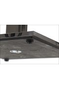 Podstawa do stolika ze stali nierdzewnej SH-2002-1/P/8 polerowana - 45x45 cm