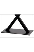 Podstawa do stolika metalowa SH-3007-2/B - 69,5x39,5 cm