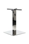 Podstawa do stolika ze stali nierdzewnej SH-3002-6/P polerowana - 50x50 cm