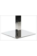 Podstawa do stolika ze stali nierdzewnej SH-3002-6/P polerowana - 50x50 cm