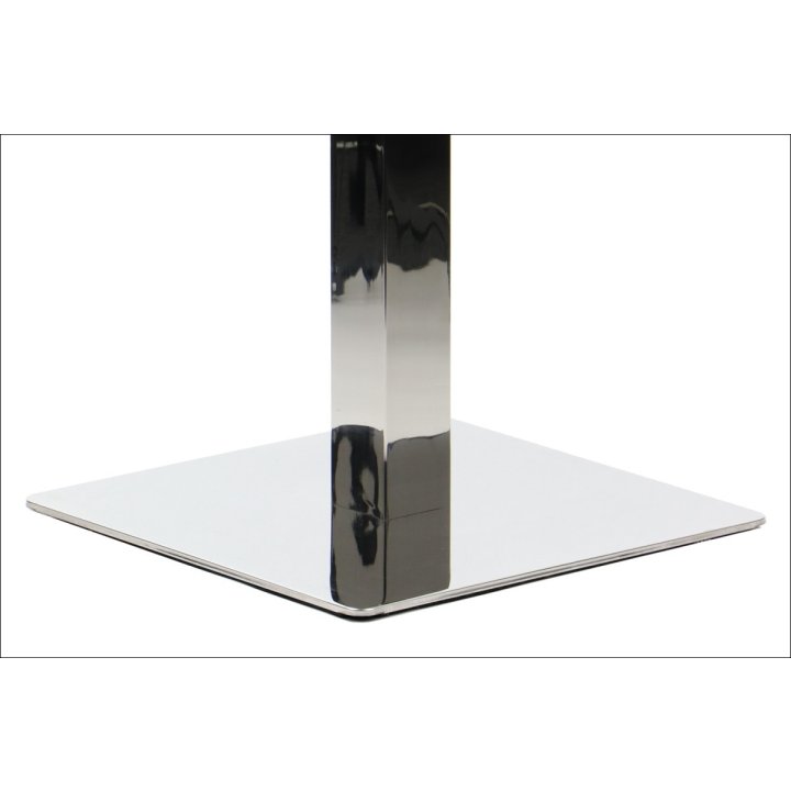 Podstawa do stolika ze stali nierdzewnej SH-3002-6/P polerowana - 50x50 cm