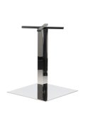 Podstawa do stolika ze stali nierdzewnej SH-3002-7/P polerowana - 55x55 cm