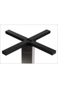 Podstawa do stolika ze stali nierdzewnej SH-3002-7/P polerowana - 55x55 cm