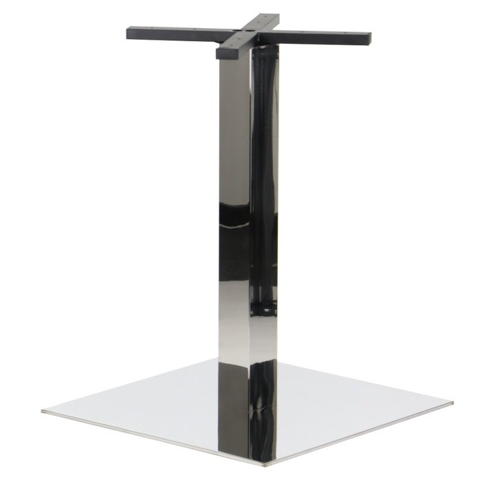 Podstawa do stolika ze stali nierdzewnej SH-3002-7/P polerowana - 55x55 cm