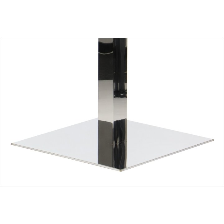 Podstawa do stolika ze stali nierdzewnej SH-3002-7/P polerowana - 55x55 cm