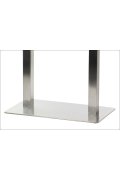 Podstawa do stolika ze stali nierdzewnej SH-3003-1/S/6 szczotkowana - 70x40 cm