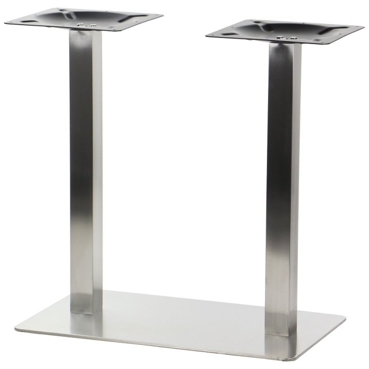 Podstawa do stolika ze stali nierdzewnej SH-3003-1/S/6 szczotkowana - 70x40 cm