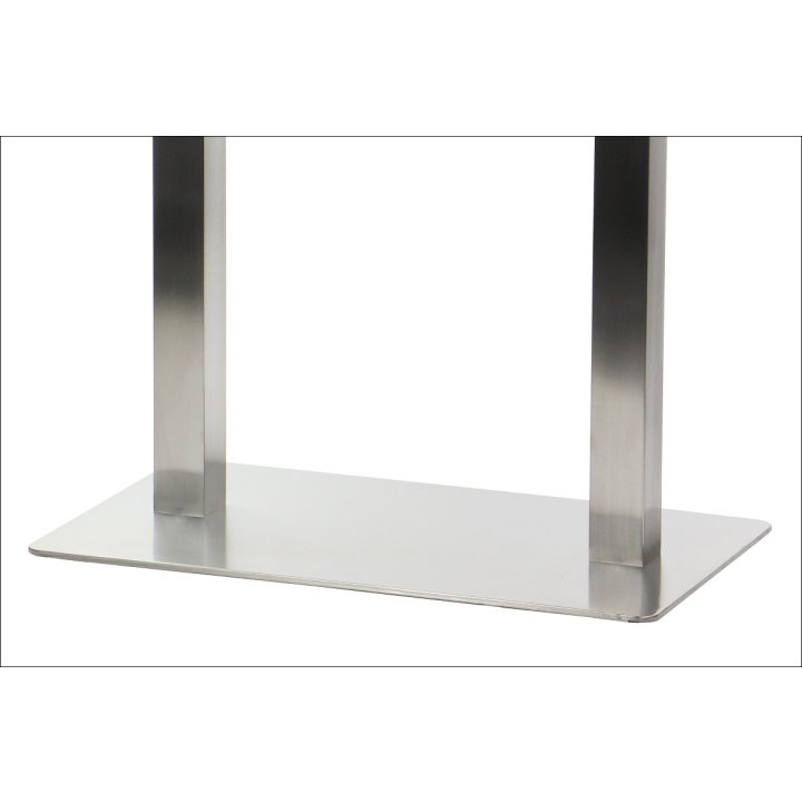 Podstawa do stolika ze stali nierdzewnej SH-3003-1/S/6 szczotkowana - 70x40 cm