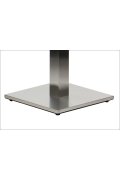 Podstawa do stolika ze stali nierdzewnej SH-2002-1/S/8 szczotkowana - 45x45cm