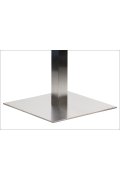 Podstawa do stolika ze stali nierdzewnej SH-3002-7/S szczotkowana - 55x55 cm
