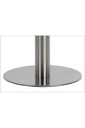 Podstawa do stolika ze stali nierdzewnej SH-3001-1/S szczotkowana - ∅ 39,5 cm